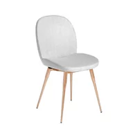 Krzesła - Krzesło do jadalni z nogami w kolorze różowego złota  4081 ANGEL CERDA - miniaturka - grafika 1