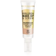 Podkłady do twarzy - Dermacol Hyaluron Make-Up & Serum podkład 25 g dla kobiet 03 Sand - miniaturka - grafika 1