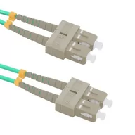 Patchcordy - Qoltec Patchcord Światłowodowy SC/UPC-SC/UPC MM 50/125 OM4 1m 54353 - miniaturka - grafika 1