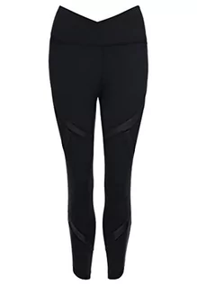 Legginsy - Superdry Damskie legginsy modelujące Flex Mesh, Czarny, 38 - grafika 1