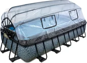 Baseny ogrodowe - Basen ogrodowy stelażowy 400x200x122 cm kopuła, pompa ciepła Exit 30.67.42.00 - miniaturka - grafika 1