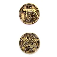Gry planszowe - Rzymska Złota Metalowa Moneta 1 szt - miniaturka - grafika 1
