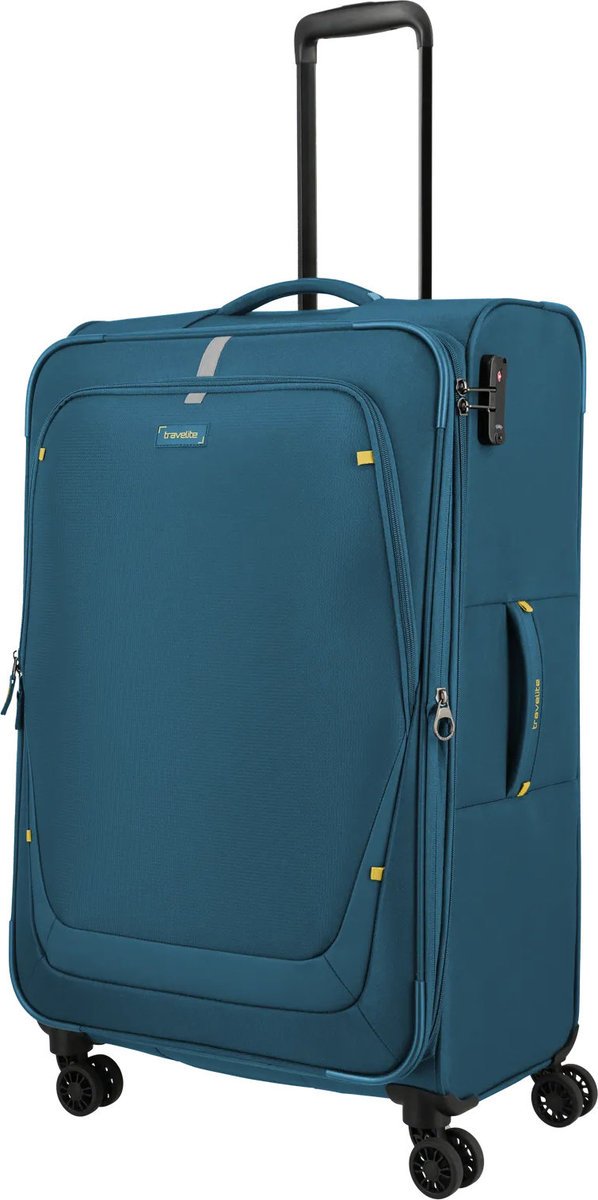 Walizka duża Travelite Umbria 77 cm Petrol