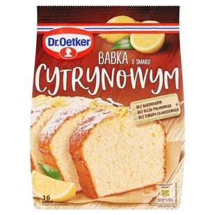 Dr. Oetker, Ciasto, Babka cytrynowa, 375 g - Mąka - miniaturka - grafika 1