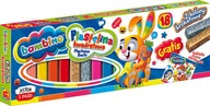 Masy plastyczne - BAMBINO Plastelina kwadratowa 18 kolorów - miniaturka - grafika 1