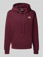 Bluzy męskie - Bluza z kapturem z logo i kieszenią kangurką - miniaturka - grafika 1