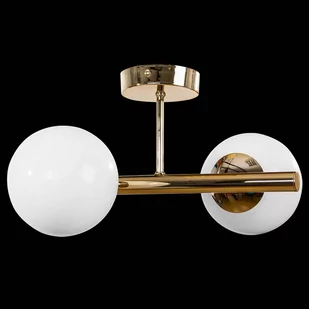 Lampa sufitowa Linea, złota, 2-punktowa - Lampy sufitowe - miniaturka - grafika 2