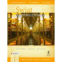 Stentor Świat do przeczytania 2 Część 2 Kultura język dialogi - Ewa Nowak, Krzysztof Biedrzycki, Ewa Jaskółowa - Podręczniki dla liceum - miniaturka - grafika 1