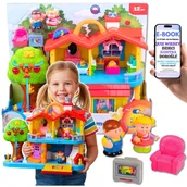 Zabawki interaktywne dla dzieci - Edukacyjny Domek DUMEL Discovery Z Efektami Dźwiękowymi i LED Domek Interaktywny Dla Córki Wnuczki Na Święta + EBOOK-2 - miniaturka - grafika 1