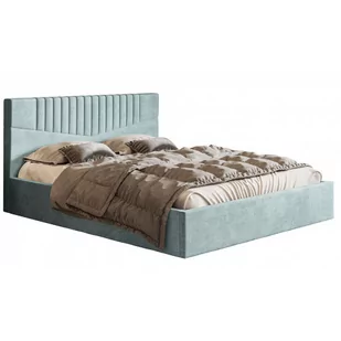 Tapicerowane łóżko 160x200 Landes 4X - 48 kolorów - Łóżka - miniaturka - grafika 1