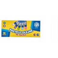 Przybory szkolne - Astra Pastele olejne 18 kolorów - miniaturka - grafika 1