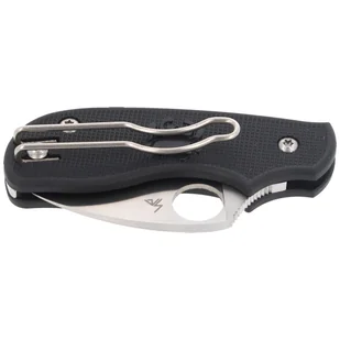 Nóż składany Spyderco Squeak FRN Black Plain (C154PBK) - Noże - miniaturka - grafika 6