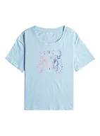 Koszulki dla dziewczynek - ROXY Modna koszulka dziewczęca niebieska 14-XL - miniaturka - grafika 1