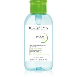 Bioderma SEBIUM H2O Antybakteryjny płyn micelarny do oczyszczania twarzy - 500 m - Płyny micelarne - miniaturka - grafika 1