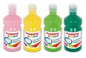 Farby i media malarskie - Zestaw farb tempera Wiosenny 4x0.5L Happy Color - miniaturka - grafika 1
