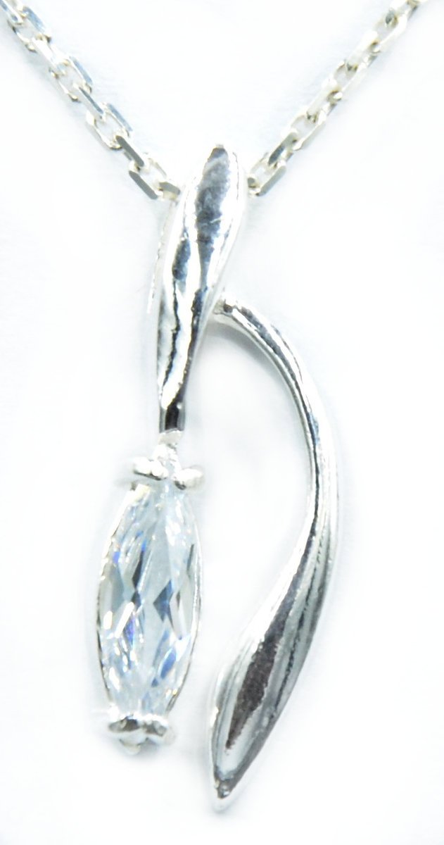 Srebrna Zawieszka Wisiorek Z Cyrkonią.Pr.925!