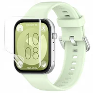 Akcesoria do smartwatchy - Bizon Folia hydrożelowa na ekran Glass Watch Hydrogel do Huawei Watch Fit 3, 2 sztuki - miniaturka - grafika 1