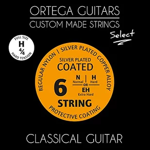 Ortega Guitars CAOTED GUITAR STRINGS, ORTEGA NYS44H - Inne akcesoria gitarowe - miniaturka - grafika 1