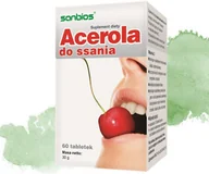 Suplementy naturalne - ACEROLA 500mg do ssania- naturalna witamina C. SANBIOS 60 sztuk - miniaturka - grafika 1