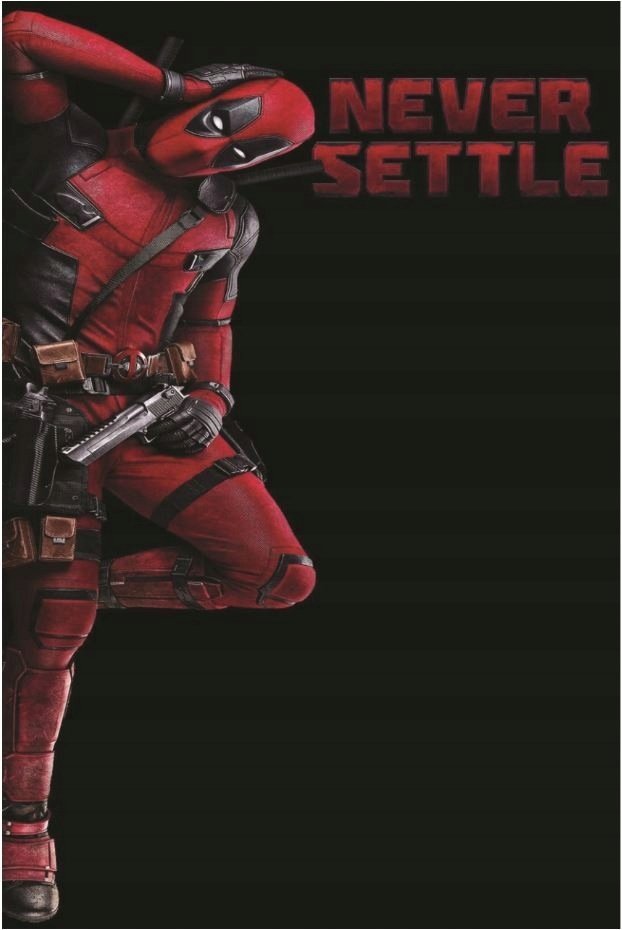 PODKŁADKA POD MYSZ Z Nadrukiem 22x18cm Deadpool Marvel Komiks Tekst Prezent