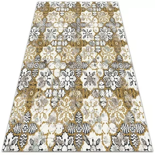 Uniwersalny dywan winylowy Kwiatowa abstrakcja 100x150 cm - Dywany - miniaturka - grafika 1