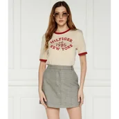 Koszulki i topy damskie - Tommy Hilfiger T-shirt VARSITY | Regular Fit - miniaturka - grafika 1