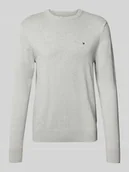 Swetry męskie - Sweter z dzianiny o kroju regular fit z mieszanki bawełny i kaszmiru - miniaturka - grafika 1