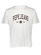 Koszulki męskie - Pepe Jeans Koszulka w kolorze białym - miniaturka - grafika 1