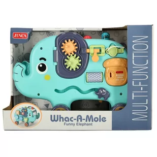 Słonik interaktywny montessori wbijak sorter klocki młotek 26cm - Sortery dla dzieci - miniaturka - grafika 10