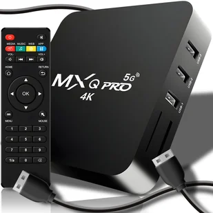 SMART TV BOX 8GB MXQ PRO 4K DEKODER ANDROID 7.1 - TV Box - miniaturka - grafika 1