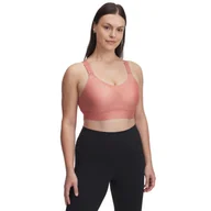 Bielizna sportowa damska - Biustonosz treningowy Under Armour UA Infinity High 2.0 Bra - różowy - miniaturka - grafika 1