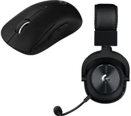 Słuchawki - Logitech Pro X Wireless Lightspeed Combo - miniaturka - grafika 1