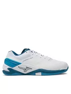 Buty sportowe męskie - Mizuno Buty Wave Stealth Neo X1GA2000 Biały - miniaturka - grafika 1