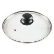 Pokrywki - Pokrywka szklana żaroodporna do garnka garnków patelni 22cm VILDE 199025 - miniaturka - grafika 1