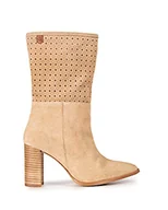 Trampki damskie - POPA Lola Bot Posiekane Piasek, Trampki Damskie, Beżowy, 37 EU - miniaturka - grafika 1