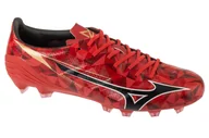 Piłka nożna - Mizuno Alpha II Pro FG P1GA256460, Męskie, buty piłkarskie - korki, Czerwony - miniaturka - grafika 1