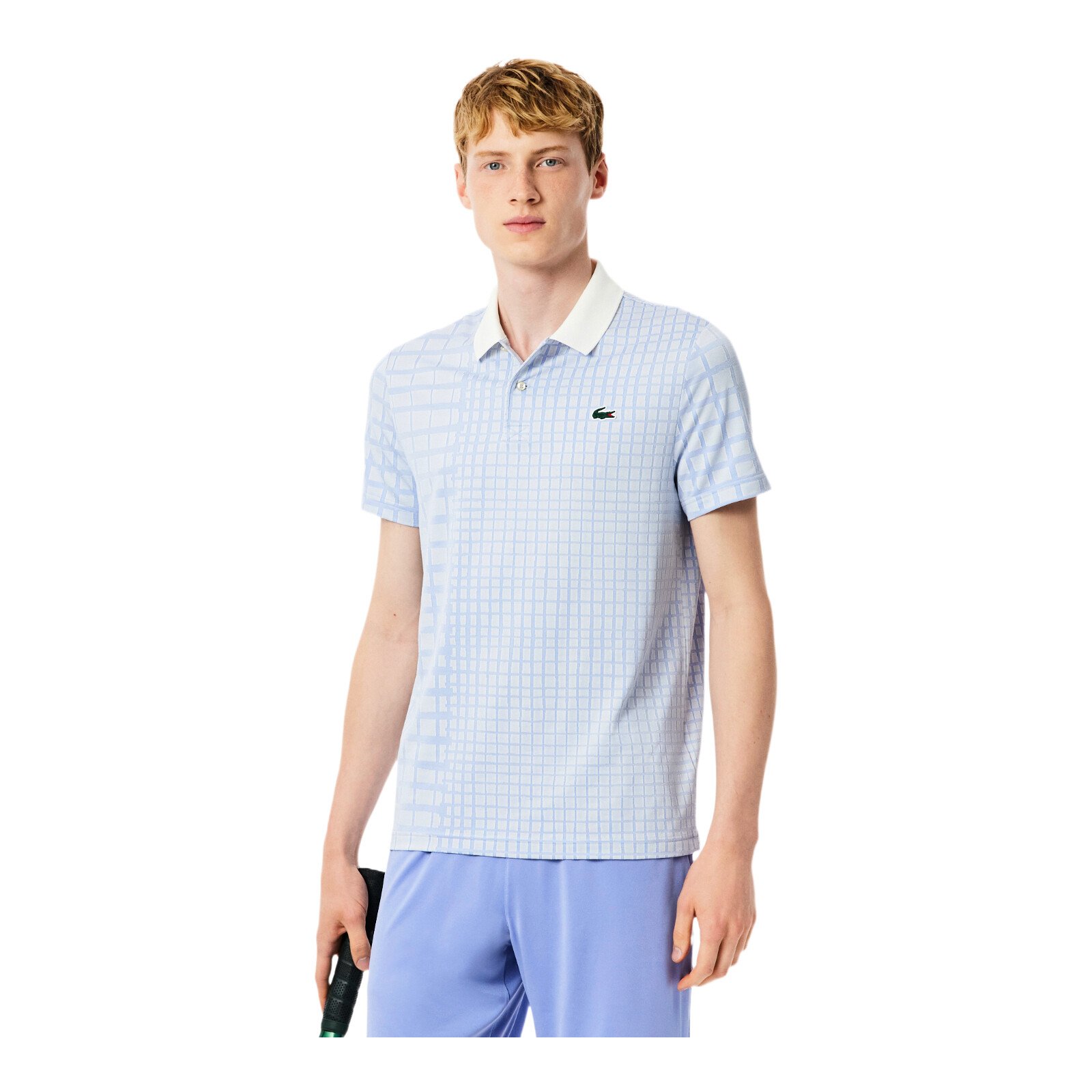 Koszulka męska Lacoste Ultra-Dry Stretch Polo Lapland/Delphinium L