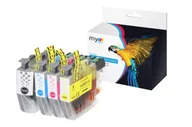 Tusze zamienniki - Komplet zamienników tuszów Brother LC421XL CMYK marki My Office - miniaturka - grafika 1