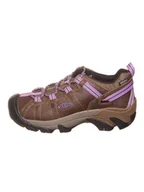 Buty trekkingowe damskie - Keen Skórzane buty turystyczne "Targhee II" w kolorze ciemnobrązowym - miniaturka - grafika 1