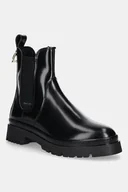 Botki damskie - Gant sztyblety skórzane Aligrey damskie kolor czarny na płaskim obcasie 31551158 - miniaturka - grafika 1