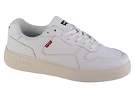 Trampki męskie - Levis Football and Accessories Glide, trampki męskie, Regular White, 46 EU, Regular Fit, 46 EU - miniaturka - grafika 1