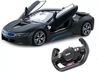Zabawki zdalnie sterowane - Samochód Zdalnie Sterowany Bmw I8 Czarny 1:14 2,4Ghz Rastar - miniaturka - grafika 1