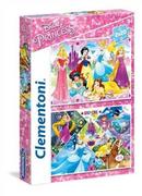 Puzzle - Clementoni Puzzle 2x20el Princess 24751 - miniaturka - grafika 1