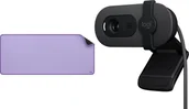 Podkładki pod mysz - Podkładka Logitech Studio Series - LAVENDER 956-000054 + Brio 100 960-001585 - miniaturka - grafika 1