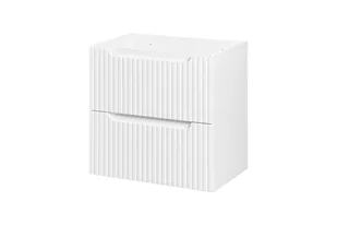 Szafka łazienkowa pod umywalkę Comad Nova 60 cm biały połysk 82-60-2S - Szafki łazienkowe - miniaturka - grafika 1