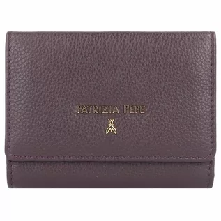 Portfele - Patrizia Pepe Skórzany portfel 13,5 cm dark blazon purple - grafika 1