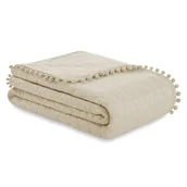 Narzuty - Beżowa narzuta na łóżko AmeliaHome Meadore, 200 x 220 cm - miniaturka - grafika 1