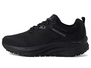 Skechers Męskie trampki BBK 237336, Czarna siatka syntetyczna czarna wykończenie, 42 EU - Trampki męskie - miniaturka - grafika 1