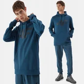 Bluzy męskie - 4F BLUZA MĘSKA DRESOWA SPORTOWA Z KAPTUREM BASIC - miniaturka - grafika 1