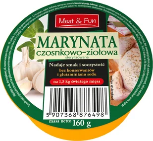 Marynata czosnkowo-ziołowa 145g do grillowania - Przyprawy i zioła sypkie - miniaturka - grafika 1